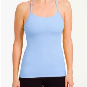 Light blue lulu lemon tank